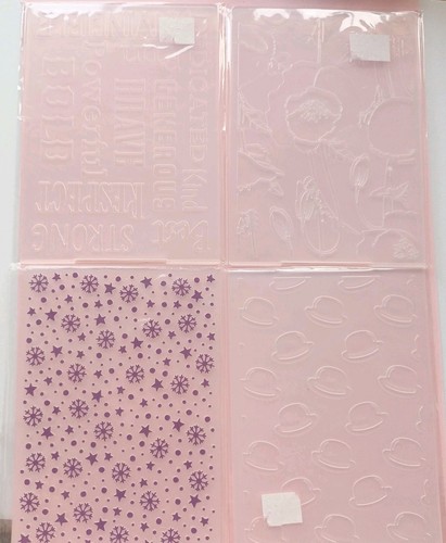 Assorted embossing - x,