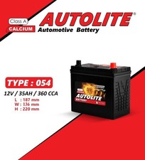 054 Autolite  Car Battery fits