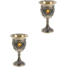  Set of 2 Medieval Goblet