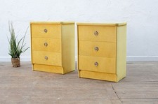 PAIR YELLOW GOLD VELVET