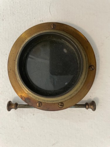 Vintage brass inch camera - brass, 6