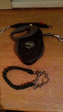 Flexi Giant XL 8m Dog Lead And Attachments Fair Condition Works Ok