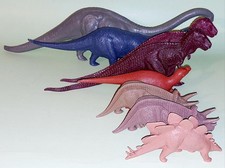 8 British Natural History Museum Invicta Dinosaur Figures Joblot