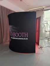360 Insta photo booth ,10ft LED Backdrop ,Full business ,includes domain & logo