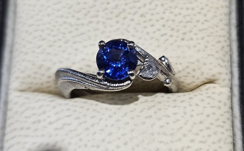 Platinum sapphire and - , diamond