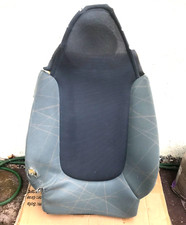 Smart Roadster 452 seat green scribble fabric cover back - for parts / repair