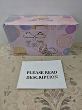 GOYADA 3 Pcs Black Tea Coffee Sugar Canisters, Metal Sugar, Coffee and (READ)