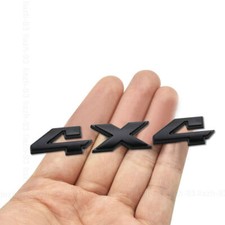 1x Black 3D 4X4 Car Four-Wheel Drive Emblem Badge Tailgate Sticker Vehicle Parts