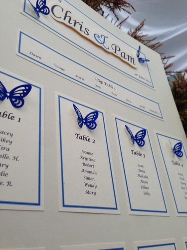 Diy butterfly wedding table - diy,