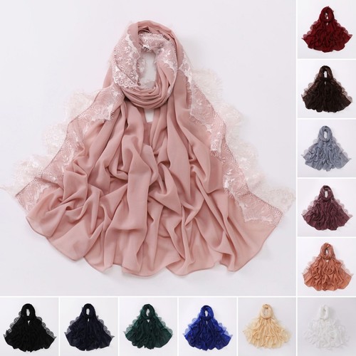 Women chiffon scarf lace - scarf,