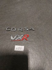 Vauxhall Corsa VXR Badge rear 