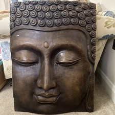 Large Bronze Metal 3D Buddha