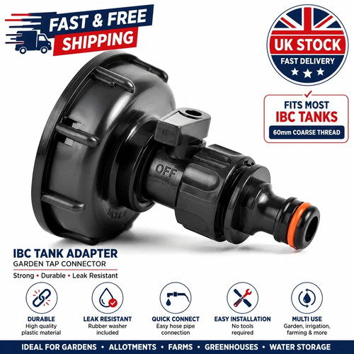 Ibc tank adaptor - tank, connector