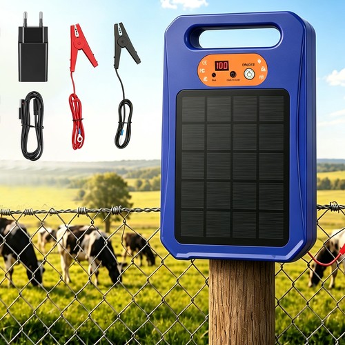 Solar electric fence charger - electric,