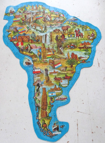 Vintage waddingtons jigmap - vintage,