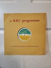 BBC Transcription Services Vinyl LP Alamein to Tunis British 8th Army 1942-43