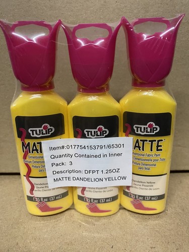 Tulip matte dadelion yellow - tulip,