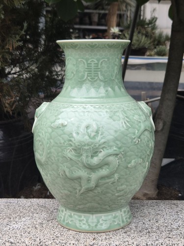 Chinese porcelain green glazed - porcelain,