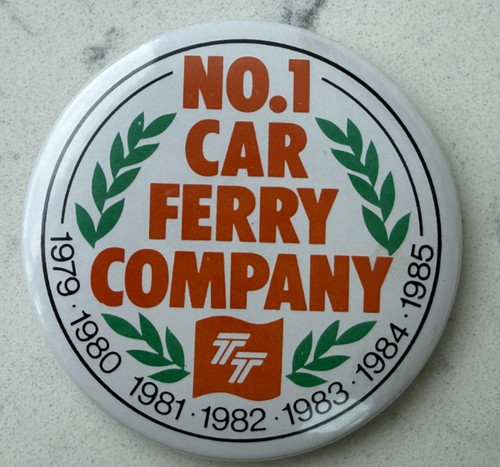 Townsend thoresen ferry badge - townsend,