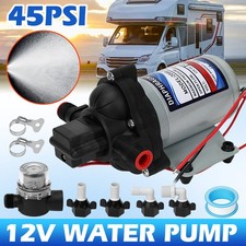 New Water Pump 45psi 12v 3.1 Bar Auto Trail King 13.2 LPM Caravan Motorhome Boat