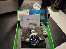 Certina DS Action Diver 38mm Blue Stainless Steel Powermaitic 80