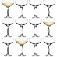 Misket Glass Champagne Saucers