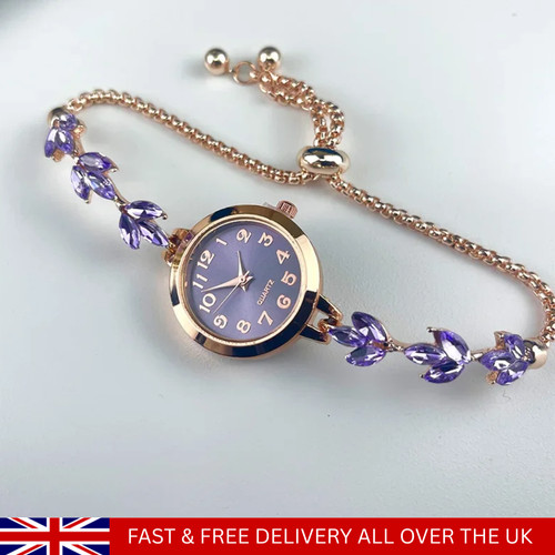Ladies rhinestone bracelet - ladies,
