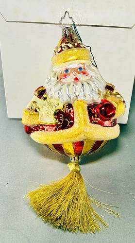 Christopher radko gold santa - christopher,