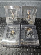 4x Eaglemoss Walking Dead Figures Daryl, Michonne, Merle And The Governor