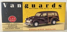 LLEDO VANGUARDS 1:43 VA10001	MORRIS MINOR TRAVELLER	MAROON DIECAST CAR BOXED
