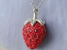 Vintage Ruby Red Strawberry
