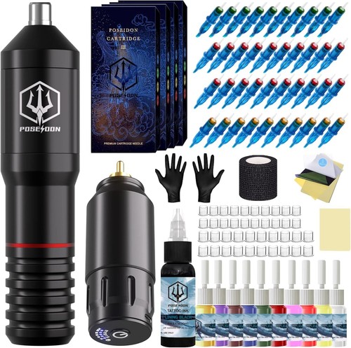 Poseidon tattoo pen kit - poseidon,