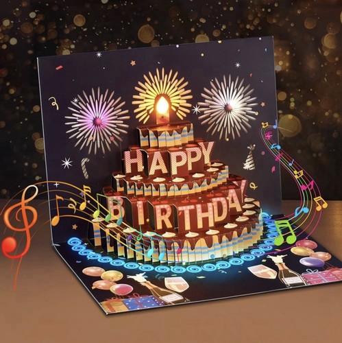 Musical birthday cards - birthday, up