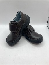 Petasil  Brown Leather School Shoes 24 EU 7 Uk Infant Standard Width New No Box