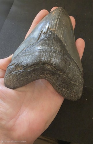 Megalodon shark tooth - megalodon,