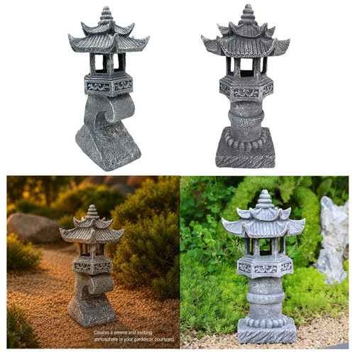 Solar pagoda lantern garden - solar,