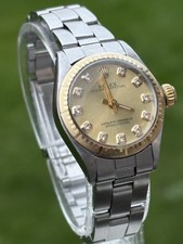 Rolex OP 26mm, ladies Watch, Gold and S/S, Oyster, Serviced, Champagne Dial_Mint