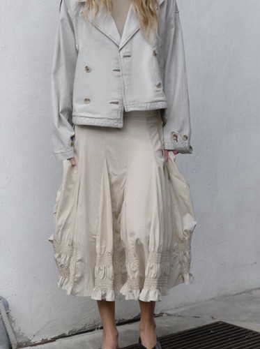 Bnwt zara godet midi skirt - midi,