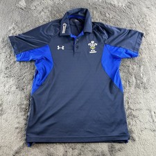 Wales Rugby Blue Polo T-Shirt
