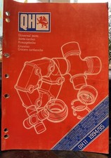 QUINTON HAZELL UNIVERSAL JOINTS  PARTS CATALOGUE QH11 1960’s to 1995