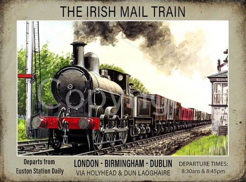 Irish mail train - mail, london