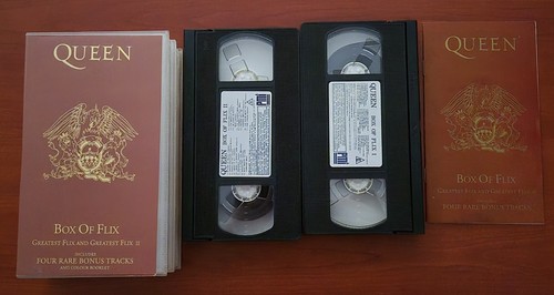 Queen box flix - vhs, set