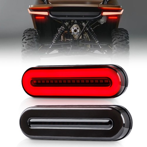 Red amber oval led truck - 2x,