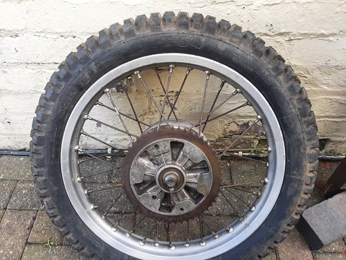 Jawa complete rear - rear, wheel