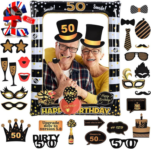 50th birthday inflatable - 50th,