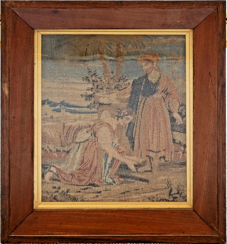 Antique 19th century woolwork