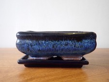 Bonsai plant pot and tray