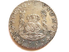 Mexico. 1759-MM 8 Reales - Pillar Dollar..  EF