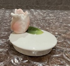 Vintage GRAFF Sugar Pot Lid for PINK TULIPS Range - Perfect Condition