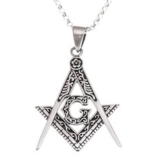 STERLING SILVER MENS MASONIC